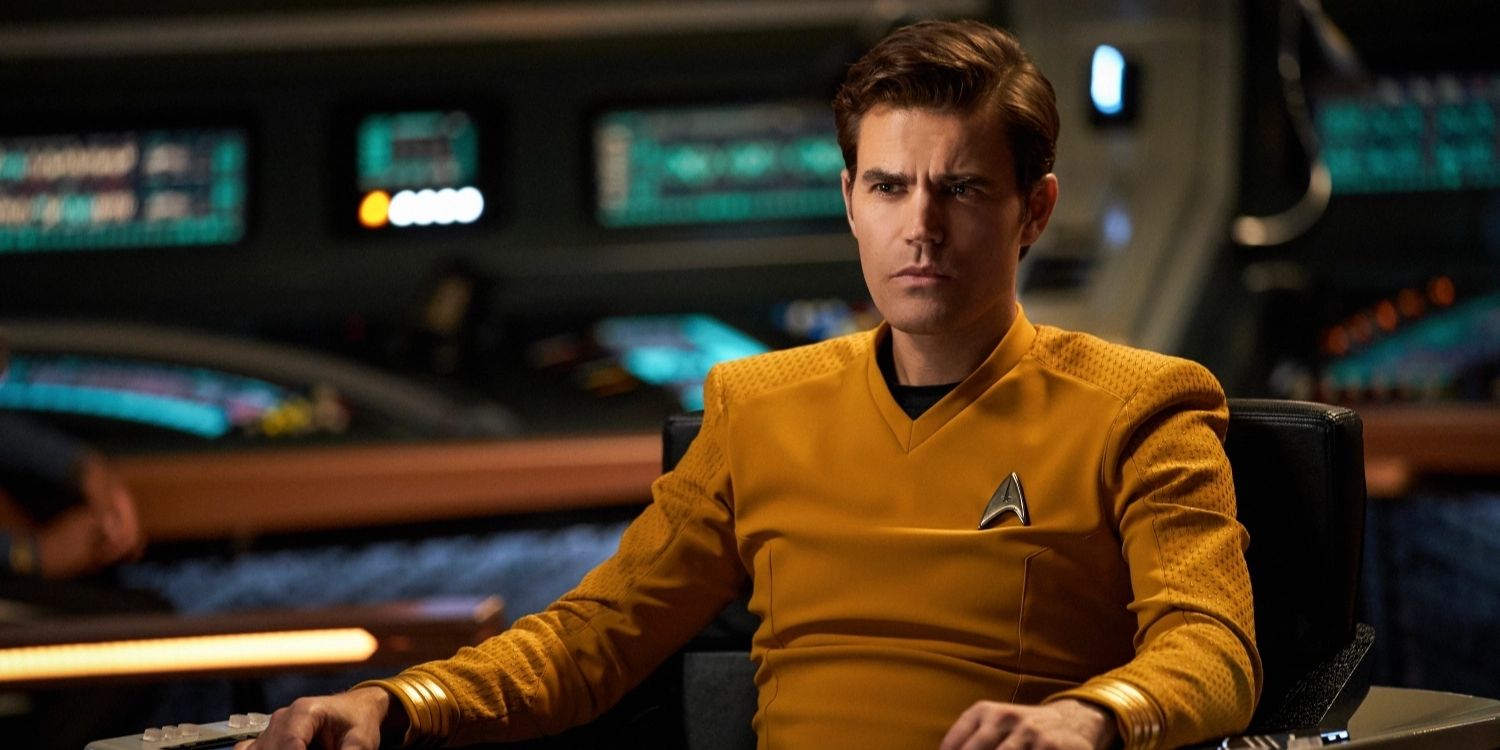 Star Trek Strange New Worlds Paul Wesley jako kapitan Kirk ZDJĘCIE